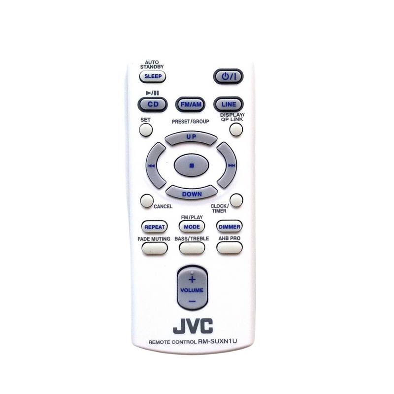 JVC OEM Remote Control RM-SUXN1U for JVC Audio Systems - Awesome Remote Controls