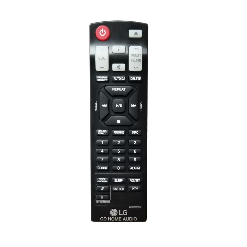 LG OEM Remote Control AKB73655792 for LG Bookshelf CD Home Audio Systems - Awesome Remote Controls