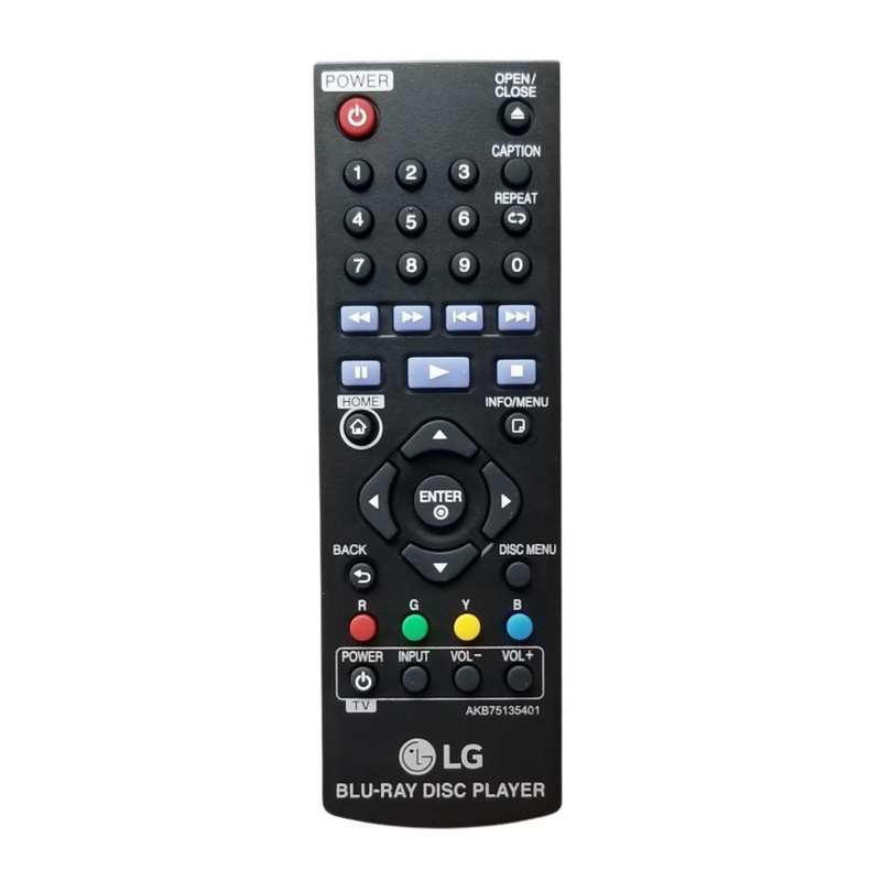 LG OEM Remote Control AKB75135401 for LG Blu-ray Disc Players - Awesome Remote Controls