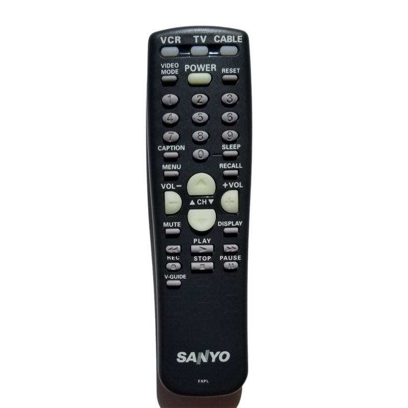 Sanyo OEM Remote Control FXPL for Sanyo TV/VCR - Awesome Remote Controls