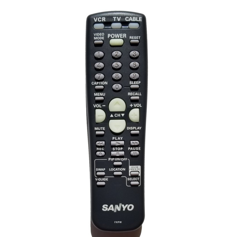 Sanyo OEM Remote Control FXPW for Sanyo TV/VCR - Awesome Remote Controls