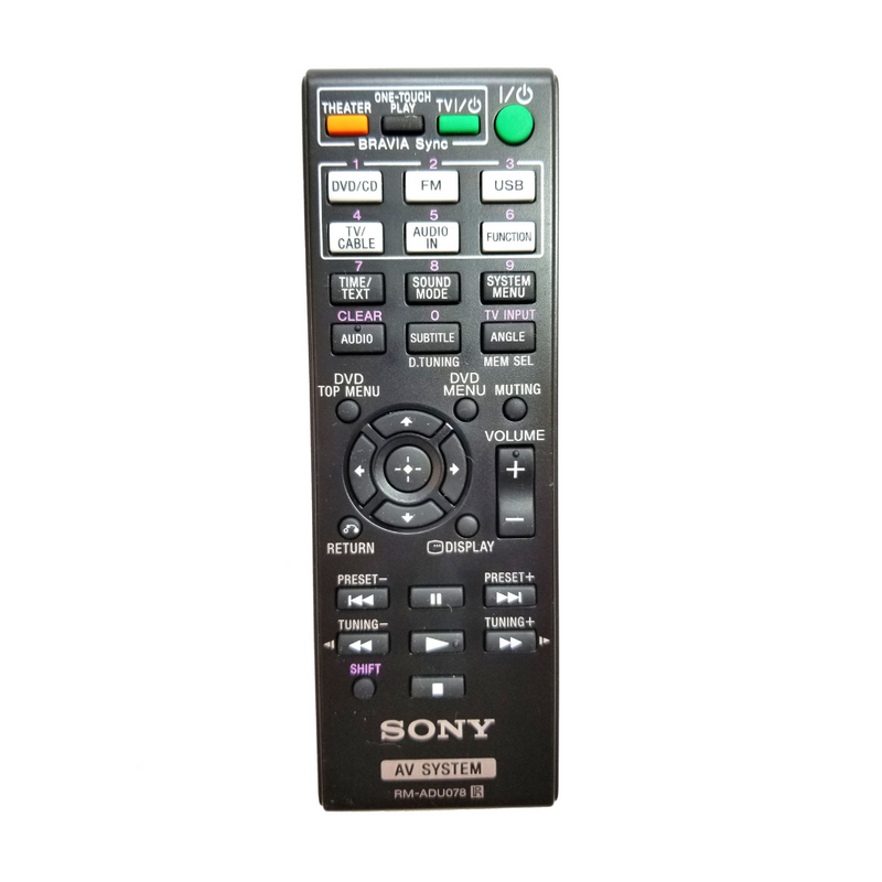 Sony OEM Remote Control RM-ADU078 for Sony AV Systems - Awesome Remote Controls