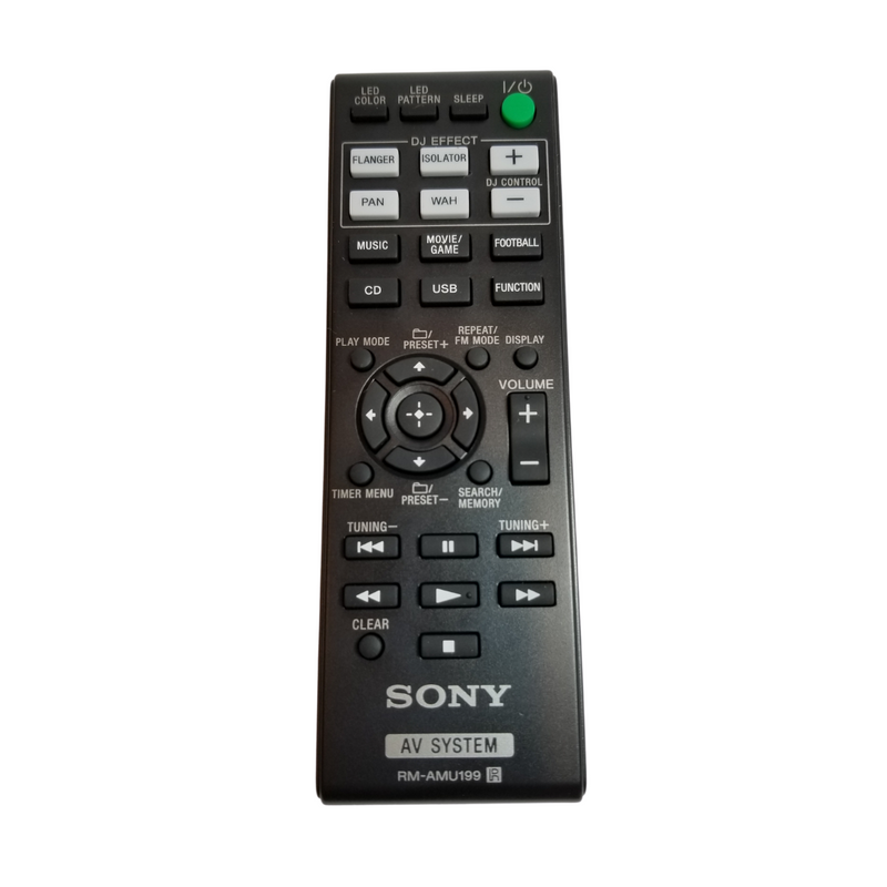 Sony OEM Remote Control RM-AMU199 for Sony AV Systems - Awesome Remote Controls