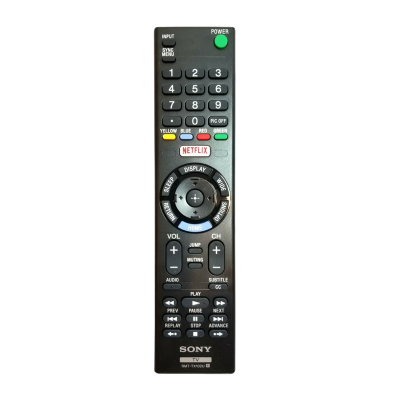 Sony OEM Remote Control RMT-TX102U for Sony LED TVs - Awesome Remote Controls