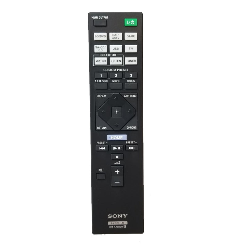 Sony OEM Remote Control RM-AAU189 for Sony Audio Systems