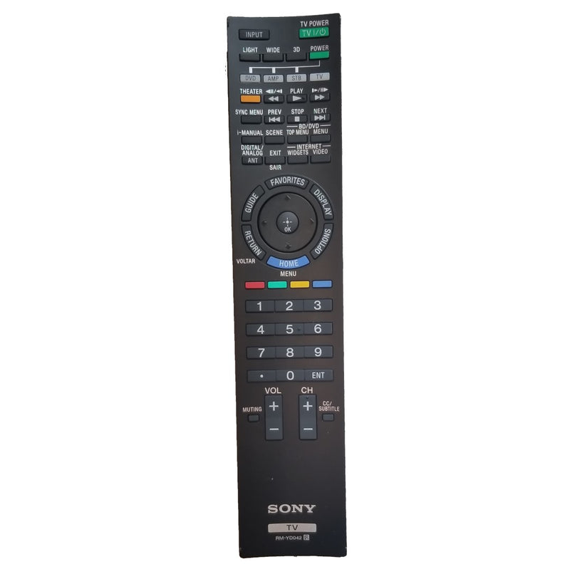 Sony OEM Remote Control RM-YD042 for Sony TVs.