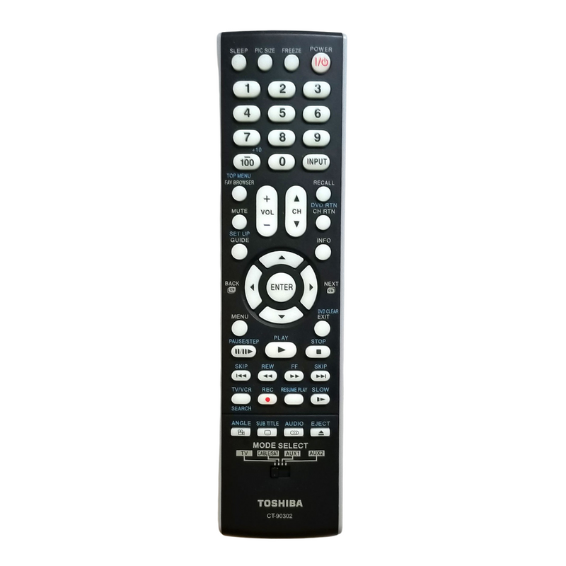 Toshiba OEM Remote Control CT-90302 for Toshiba TVs - Awesome Remote Controls