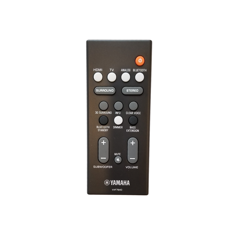 Yamaha OEM Remote Control VAF76400 for Yamaha Soundbars - Awesome Remote Controls