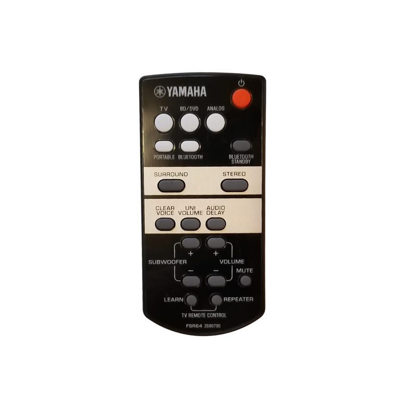 Yamaha OEM Remote Control ZG807300, FSR64 for Yamaha Soundbar - Awesome Remote Controls