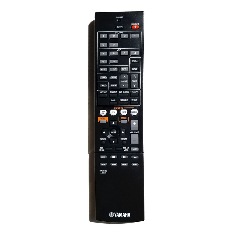 Yamaha OEM Remote Control ZJ665100 RAV4522 for Yamaha Audio Receivers - Awesome Remote Controls