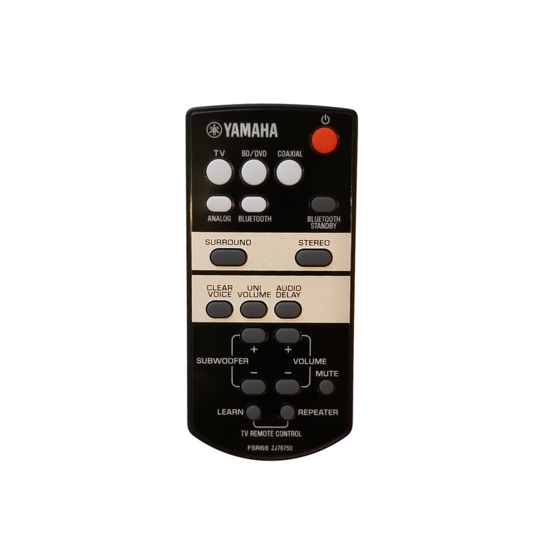 Yamaha OEM Remote Control ZJ78750, FSR66 for Yamaha Soundbars - Awesome Remote Controls